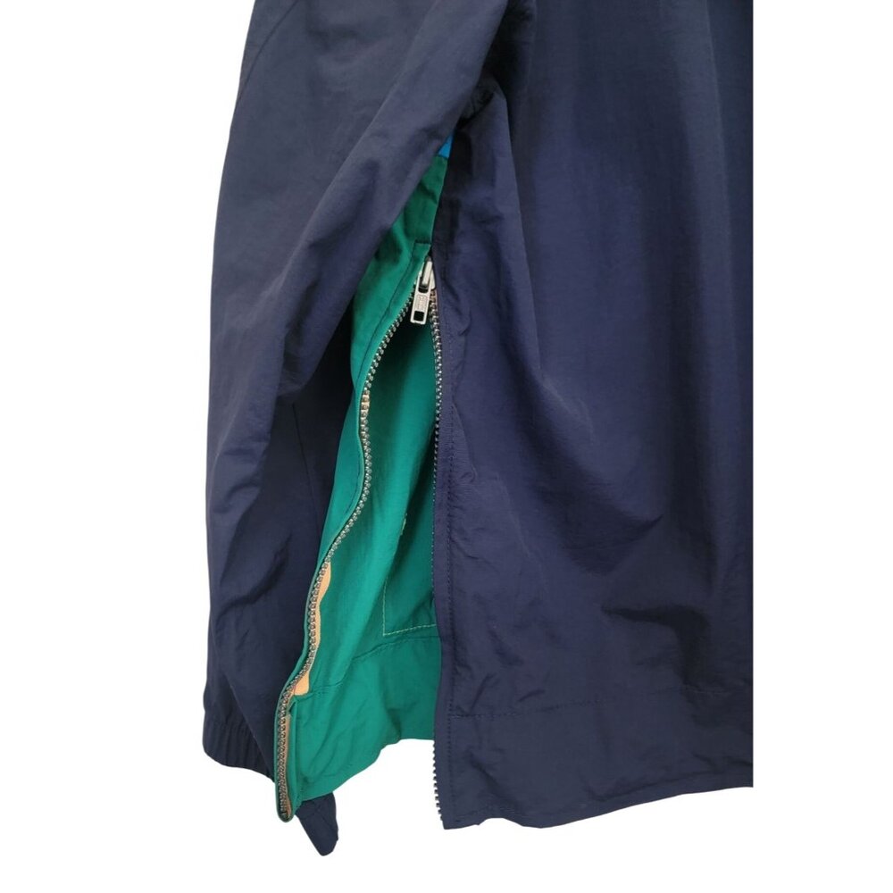 Vintage CLUB ROOM Colorblock Hooded Windbreaker Jacket Anorak Unisex Sz M - Picture 7 of 10